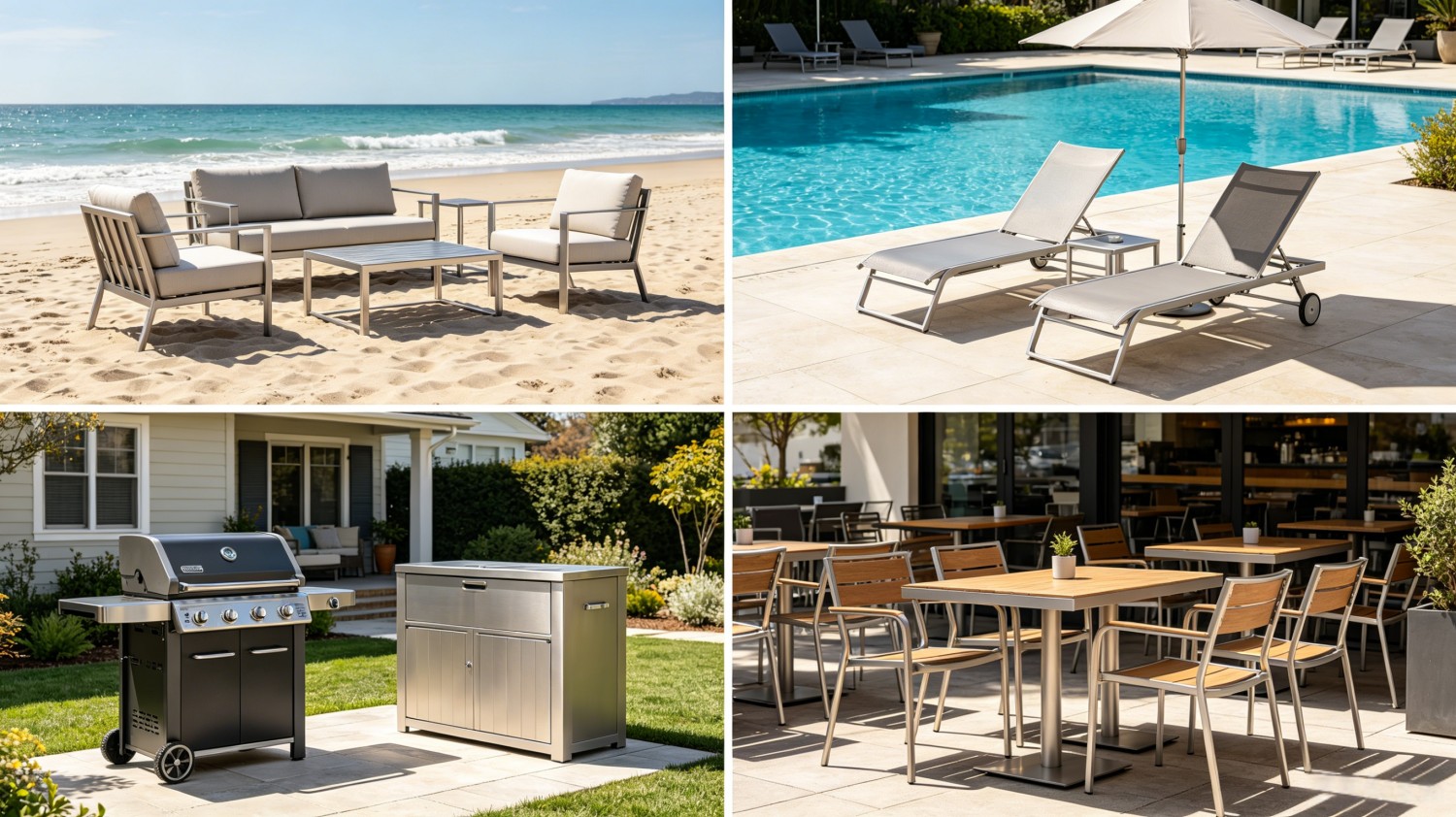 Powder Coating Solutions for Outdoor Furniture Outdoor Furniture (Aluminum/Iron/Stainless Steel Tables and Chairs, Hanging Baskets)