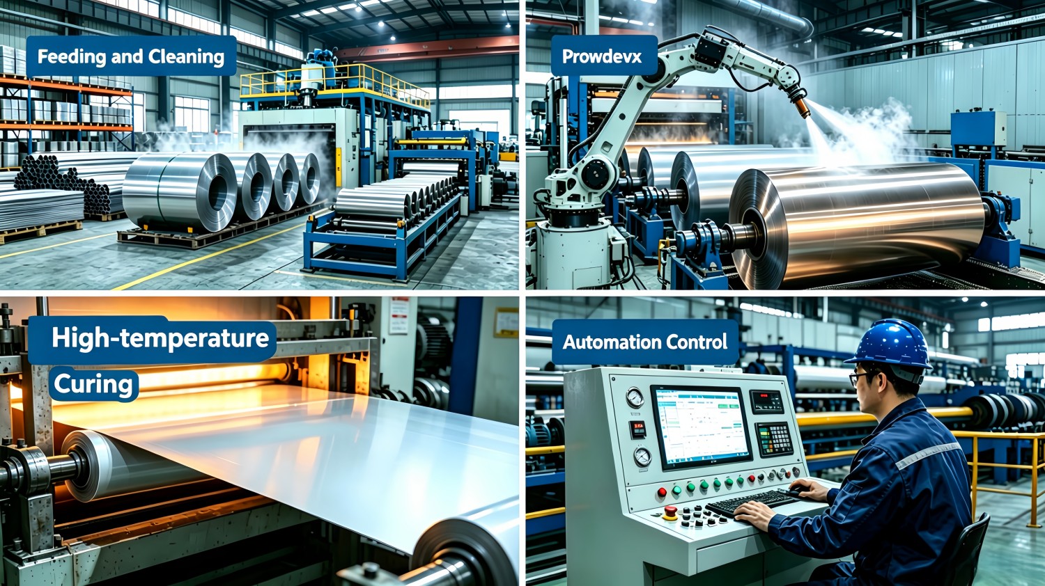 Powder Coating Solutions for Coil Applications Coil Materials (Color Steel/Aluminum Coil/Appliance Panel/Curtain Wall Panel)
