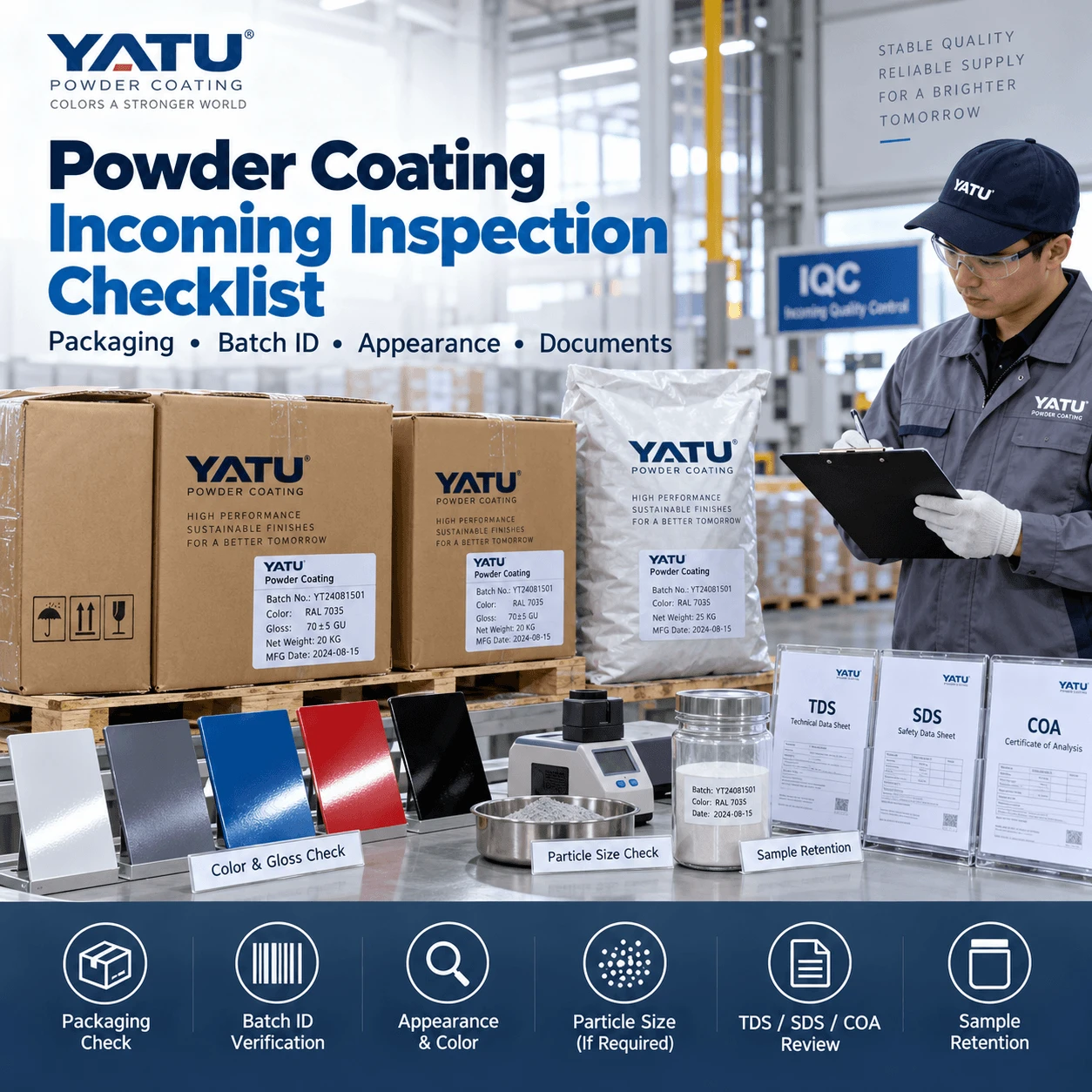 How to Build a Powder Coating Incoming Inspection Checklist